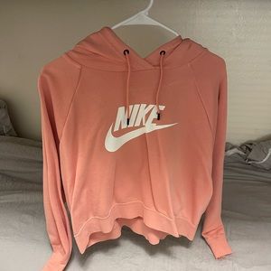 Cropped Nike hoodie sweatshirt